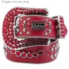 2022 Fashion Belts for Women Designer Mens Bb Simon rhinestone belt with bling rhinestones as gift baiteng273H