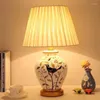 Lampade da tavolo Oulala Ceramica contemporanea Lampada in stile americano soggiorno camera da letto scrivania luce el ingegneria decorativa