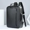 Zaino Westal Geniune in pelle fresca business minimalista resistente a grande capacità impermeabile da 15 pollici per laptop borsetto per laptop