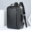 Backpack WESTAL Geniune Leather Cool Minimalist Business Durable Large Capacity Waterproof 15inch Laptop Storage Bag