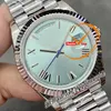 228236 Daydate A2836 VR3255 Automatic Mens Watch GMF V3 Ice Blue Diamond Diam