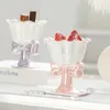 Mugs Exquisite Butterfly Ceramic Ice Cream Dessert Cup