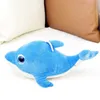 Ocean Series Dolphin Plush Animal Toy Doll Cotton Wool Childrens Gifts Essential 240416