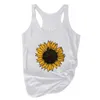 Tank da donna Camis Womens plus size Summer Summer Stampa t-shirt a maniche rotonde topl240429