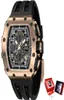TSAR BOMBA Luxury Mens Quartz Wristwatch 50M Waterproof Watch for MenIWXL9192889