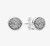 Boucles d'oreilles mignonnes CZ diamant pave femmes pour hommes bijoux de mode pour 925 Boucle d'oreille en argent sterling avec box6014263 d'origine