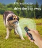 AIDS DOG REPELLER REPELLENTEN DOGEN Ultrasone schors Afscheidingen Elektronische trainingsapparaten met echografie USB -opladen zaklamp LED