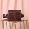 Bag Mini Belt Cow Leder Crocodile-Druck kleine quadratische Luxushandtaschen Frauen Taschen Designer für 2024