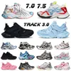 Track Runner 7 7.5 3 Männer Kleider Schuhe Graffiti Schwarz Fluo Grün Burgund Leder grau helllila neon weiße Luxusmarke Damen Mens Großgröße 46 Turnschuhe Trainer