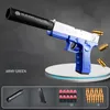 Pistolets pour enfants pour enfants pistolet pistolet soft simulation boy girl pistol 1911 glow-in-the sombre gun gun cadeau familial jeux t240428