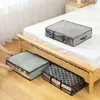Storage Bags Underbed Wardrobe Quilt Bag Box Transparent Household Foldable Fabric Clothing Sweater Shirts Sorting Organizer