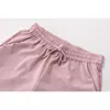 Pantalones de mujeres Primavera 2024 Pantalones Harem Producto casual de la cintura elástica de siete colores