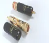 4pcs lot Copper high quality RCA Plug Screws Soldering Audio video connector7710362