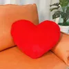 Poduszka futrzane serce miękkie poduszki do domowej dekoracji sypialni puszysty rzut świąteczny pokój kochaj kobiety