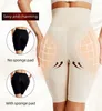 Shapers feminino afrulia Fake Ass prepled Hip Enhancer para vestido Panty Booty Sexy Butt Lifter coxa TRIMMER CONTROL PAISTA TREINADOR DE CAISTA DA CAISTA Y240429