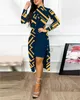 Basic Casual Dresses Designer Dress Autumn New Women's Style Long sleeved Two piece Dress