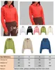 Women's Hoodies Sweatshirts Yoga Sweatshirt Scuba Half Zip Hoody Outdoor Leisure Gym Clothes Women Tops Workout Fitness Thick