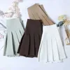 Skirts Womens skiing shorts spring Korean style clothing brown A-line high waisted Y2k mini Saias summer black pleated girls skiingL2429