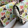 Designer per noi la Rue Audree Crossbody Borse spagnolo nicchia versatile borsa colorata per noi sopportare un nuovo stile di design personalizzato Modello di design popolare piccola borsa quadrata