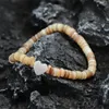 Strand Boho Ethnic Natural Shell Design Design per perle Bracciale Ciondoli Croce/Heart/Star Braslet For Men Women Armband Jewelry