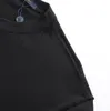 camisa de camisa de pólo masculina camisetas polos para homem foco de moda bordada garça de cobra pequena impressão de roupas roupas de roupa camiseta preta e branca camiseta a44