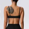 BRAS NOWY Sports Bra Women Bieliza Mata Bralette Sports Bra Top Backless Training Fitness Ćwiczenie Bra Women Push Up Y240426