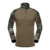 Outdoor Army Shirt Man Military Combat Long Sleeve TShirt Men Hunting Cothes Camouflage Shirts Paintball T Shirts 240412