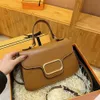 VLT loco kleine vierkante tas mode handtas luxe kleine geurige stijl vrouwen schouder crossbody tas gekleurde wijn god tas modieuze internet beroemde tas 240429