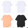 Swim Wear SSFJ RH-T009 180G Peso 100% algodão de algodão curta Manga de camiseta e camisa de casal para mulheres Drop Drop Deliver