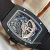 Designer Relógios mecânicos Relógios Luxury Hollow Out Dial com Diamond Black Lips Black Womens Womens Assista Automático Swiss Swiss Famous Watch Relógio Relógio
