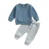 Roupas conjuntos de roupas de bebê roupas de inverno mamãe sweetshirt calças de corredor