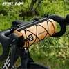 Bolsa de bicicleta ESLF manillar portátil Pannier mochila multiusos Gran capacidad MTB Road Cycling Frame Bag Tube Band 240429