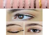 9 pc's glanzende oogvoering glitter schoonheid oogschaduw vloeistof glanzende eyeliner bronzer goud glinstering lovest make -up maquiaGem1647239