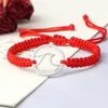 Link braccialetti 2024 braccialetti fatti a mano per coppia filo regolabile corda corda intrecciata da donna yoga fascino regalo gioiello regalo