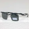 Pist güneş gözlükleri spra15 kadın tasarımcı yarım çerçeve güneş gözlüğü ultra ışık kavisli naylon yarı çerçevesiz çerçeve% 100 UV koruma 24SS Moda şovu gözlükleri A25 A18