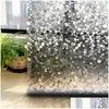 Window Stickers 5M Film Clings Stained Decorative For Glass Static Door Ering Decals Pebble Pattern Drop Delivery Home Garden Decor Dheyj