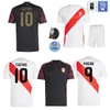 Kids Pérou Soccer Jerseys 2024 Copa America Football Shirt Peruana National Team Pineau Cuevas Solano Pizarro Abram Aquino Guerrero Cubillas Jerseys