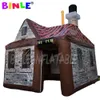 pub gonflable avec Chimney Mothable House Tent Party Bar pour les divertissements en plein air