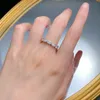 Marquise Cut Gems Diamond Ring 100% Real 925 Sterling Silver Party Bands de mariage Rings For Women Men Engagement Bijoux