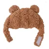 Cat Costumes Funny Hat Pet Bear With Ears Headwear Po Props Suitable For Cats And Dogs Drop