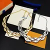 New Gold and Silver Luxury Jewelry 여성 목걸이 댄스 파티 패션 액세서리 축제 선물