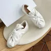 Dames woon -werkverkeer decoratie platte bodem kipbroodjes veelzijdige casual mode witte schoenen kleine slijtage resistent ademend comfortabel comfortabel