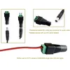 10ペア（20pcs）Coax CAT5からBNC DC POWER MALE JACKプラグDCメスコネクタプラグアダプターAV BNC UTP for CCTVカメラビデオBalun