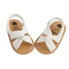 Sandalen 0-18 METER Pasgeboren babymeisje Summer Shoes Sandalen eerste stap Walker Pasgeboren schoenen Casual zachte sandalen Kinderschoenen schoenensl240429