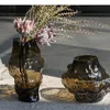 Wazony Kreatywny nieregularny szklany dekoracja wazonu przezroczyste hydroponiczne kwiaty garnki kwiatowe nowoczesne wystrój kwiatowy