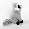 30cm Reallife Raccoon Peluş Oyuncak Güzel Sevimli Yumuşak Dolgulu Hayvanlar Hediyeler İçin Yastık 240426