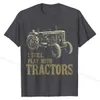 Camisetas masculinas engraçadas Eu ainda brinco com tratores Funny Farmer Farm Gree