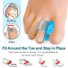 new 2Pcs=1Pair Silicone Gel Big Toe Separator Bunion Adjuster Foot Fingers Protector Bone Hallux Valgus Corrector Foot Care PedicureHallux Valgus Corrector