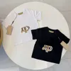 Kids Sets T-Shirt Shorts Designer Baby Kleinkinder Brand Kleidungsstücke schwarze weiße Kinder 2 Stück Jungen Mädchen Kleidung