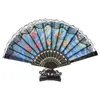 Dekorative Figuren Vintage Art Style Folding Fan Ständer Display Basishalter Home Office Tischdekoration